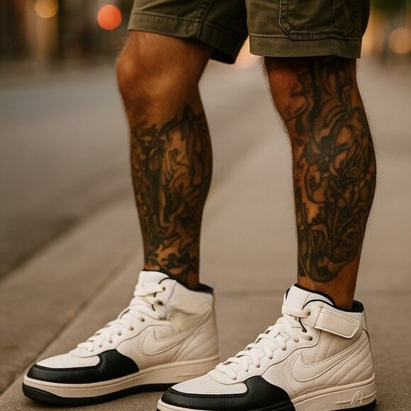 Jordan Other - NIKE JORDANS AF1 Fusion Air Force 1 AFJ12 Size 10.5 White Black Taxi 317742